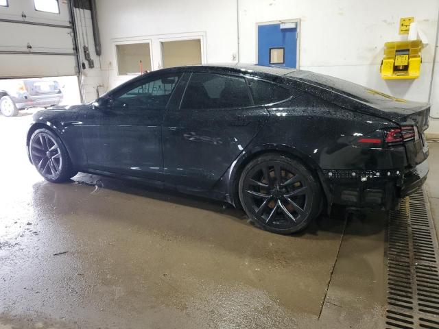 5YJSA1E58NF478370 - 2022 TESLA MODEL S BLACK photo 2