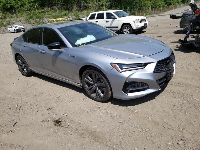 19UUB5F55MA008530 - 2021 ACURA TLX TECH A SILVER photo 4