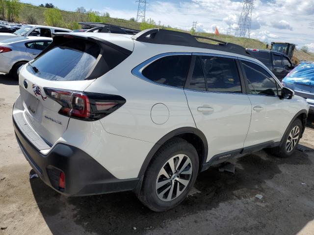 4S4BTACC1M3164594 - 2021 SUBARU OUTBACK PREMIUM WHITE photo 3