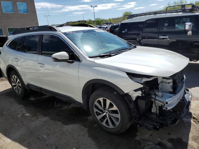 4S4BTACC1M3164594 - 2021 SUBARU OUTBACK PREMIUM WHITE photo 4