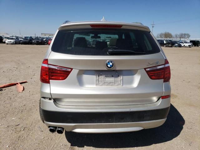 5UXWX9C58E0D21049 - 2014 BMW X3 XDRIVE28I SILVER photo 6