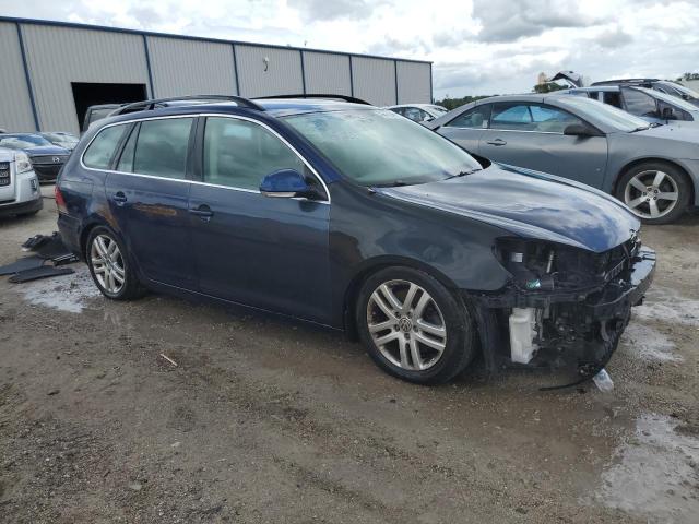 3VWML7AJ8DM674678 - 2013 VOLKSWAGEN JETTA TDI BLUE photo 4