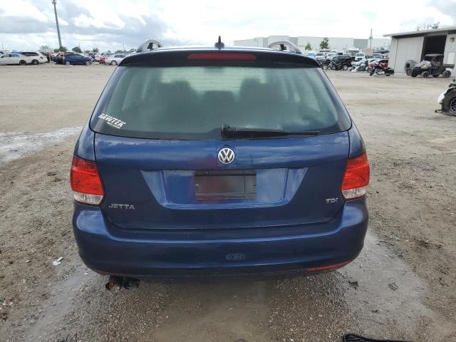 3VWML7AJ8DM674678 - 2013 VOLKSWAGEN JETTA TDI BLUE photo 6