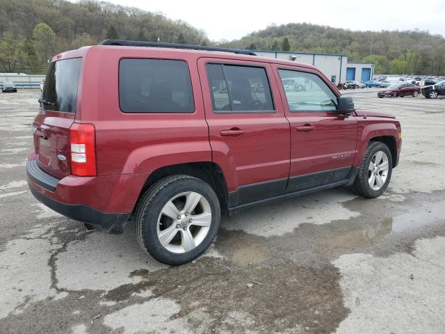 1C4NJPFAXCD622792 - 2012 JEEP PATRIOT LATITUDE RED photo 3