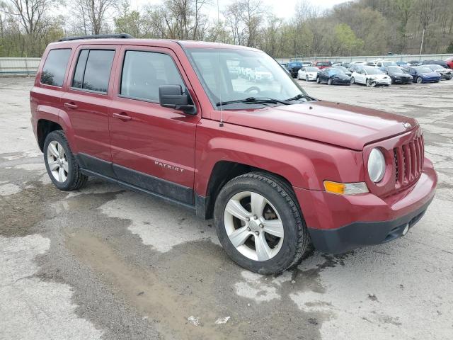 1C4NJPFAXCD622792 - 2012 JEEP PATRIOT LATITUDE RED photo 4