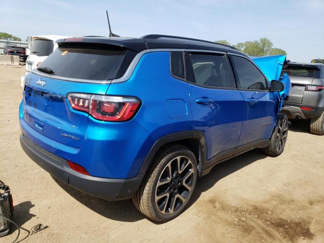 3C4NJDCB0KT761446 - 2019 JEEP COMPASS LIMITED BLUE photo 3