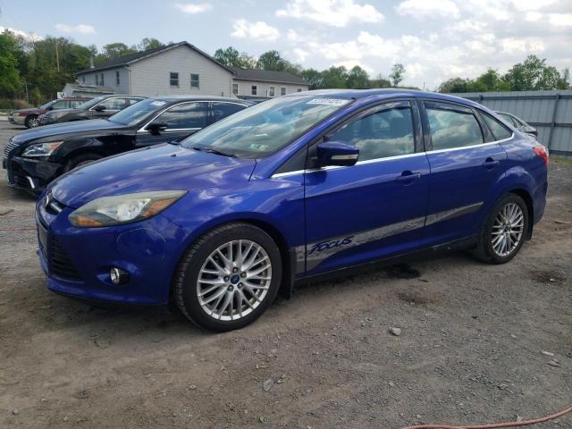 1FADP3J2XEL232793 - 2014 FORD FOCUS TITANIUM BLUE photo 1