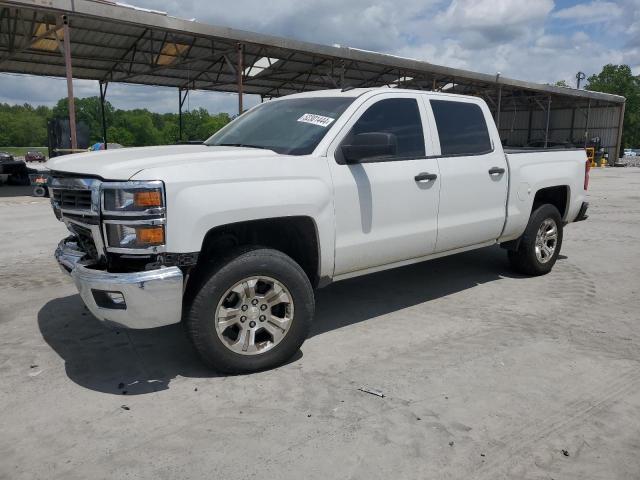 3GCUKRECXEG365646 - 2014 CHEVROLET SILVERADO K1500 LT WHITE photo 1