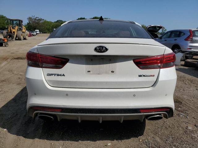 5XXGW4L25GG011697 - 2016 KIA OPTIMA SX WHITE photo 6