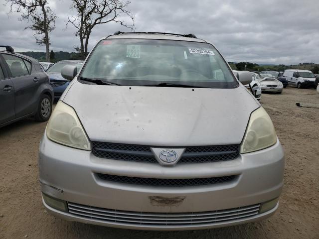 5TDZA22C44S021606 - 2004 TOYOTA SIENNA XLE SILVER photo 5