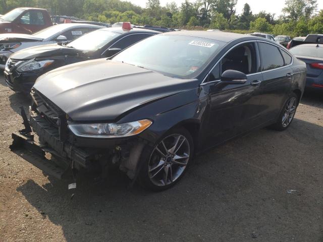 3FA6P0K96ER250664 - 2014 FORD FUSION TITANIUM BLACK photo 1