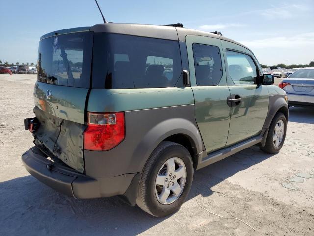 5J6YH28665L033858 - 2005 HONDA ELEMENT EX GREEN photo 3