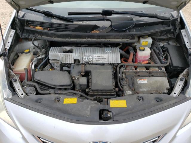 JTDZN3EU8C3066983 - 2012 TOYOTA PRIUS V SILVER photo 11