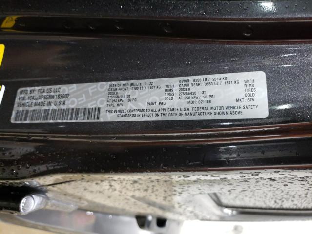 1C4JJXP65NW183002 - 2022 JEEP WRANGLER U SAHARA 4XE GRAY photo 13