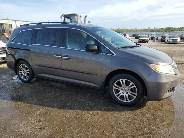 5FNRL5H65CB035580 - 2012 HONDA ODYSSEY EXL GRAY photo 4