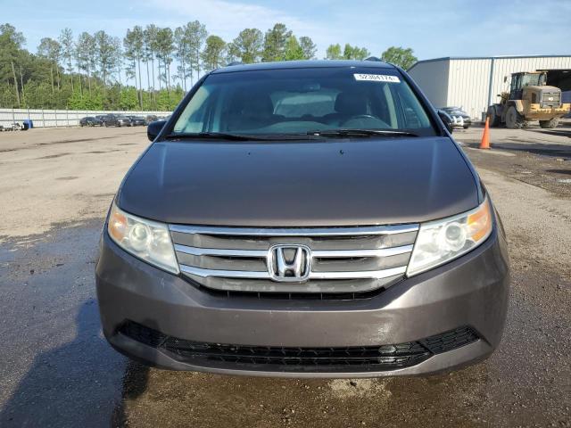 5FNRL5H65CB035580 - 2012 HONDA ODYSSEY EXL GRAY photo 5