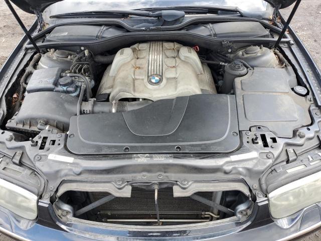 WBAGN634X4DS45675 - 2004 BMW 7 SERIES LI BLACK photo 11