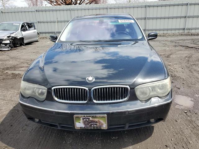 WBAGN634X4DS45675 - 2004 BMW 7 SERIES LI BLACK photo 5