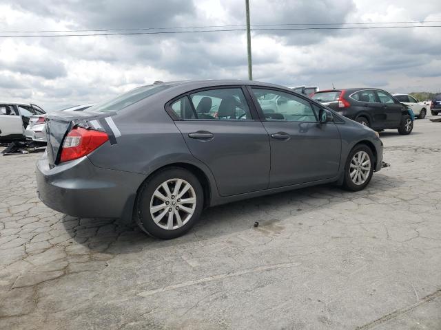2HGFB2F99CH505980 - 2012 HONDA CIVIC EXL GRAY photo 3