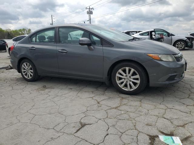 2HGFB2F99CH505980 - 2012 HONDA CIVIC EXL GRAY photo 4