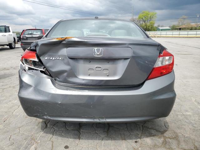 2HGFB2F99CH505980 - 2012 HONDA CIVIC EXL GRAY photo 6