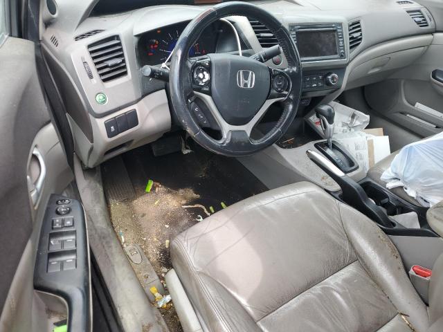 2HGFB2F99CH505980 - 2012 HONDA CIVIC EXL GRAY photo 8