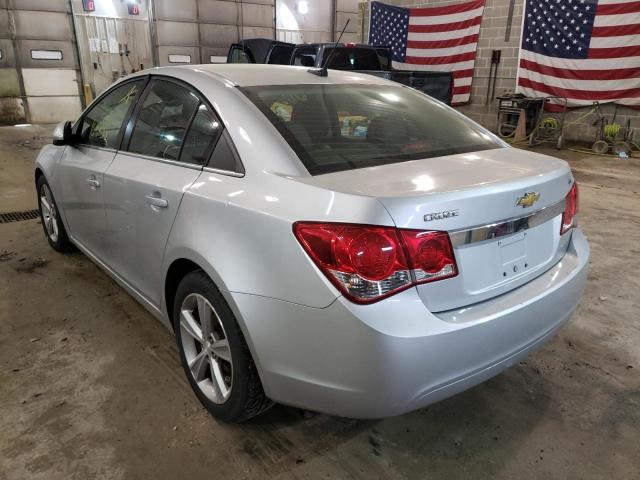 1G1PG5SC1C7259549 - 2012 CHEVROLET CRUZE LT SILVER photo 3