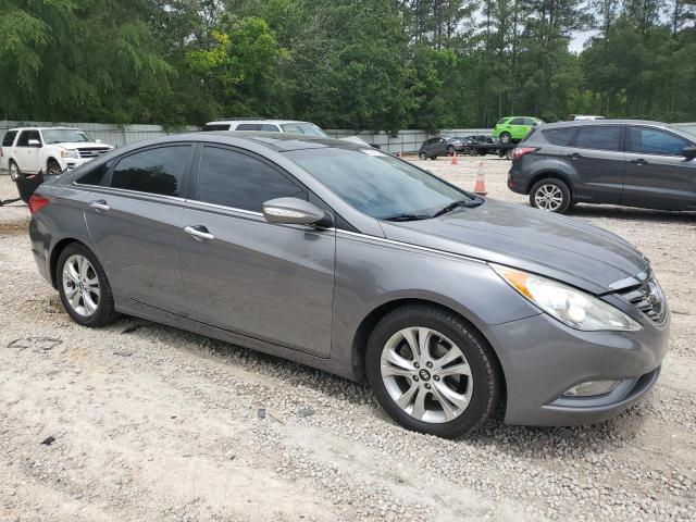 5NPEC4AC9DH647518 - 2013 HYUNDAI SONATA SE GRAY photo 4