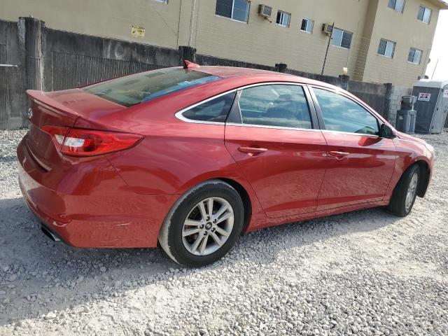 5NPE24AF8HH575634 - 2017 HYUNDAI SONATA SE RED photo 3