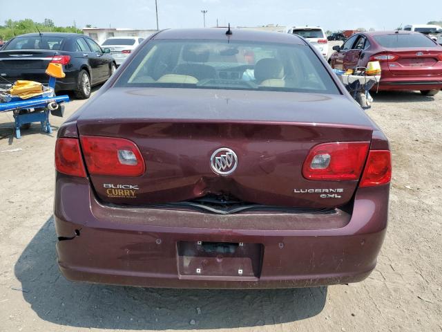 1G4HD57267U125871 - 2007 BUICK LUCERNE CXL BURGUNDY photo 6