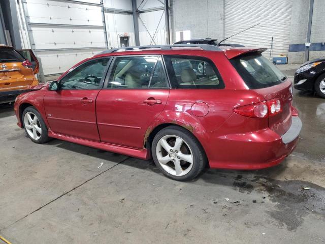 1YVHP82D655M73807 - 2005 MAZDA 6 S RED photo 2