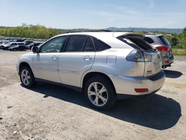 JTJHW31U782040836 - 2008 LEXUS RX 400H SILVER photo 2