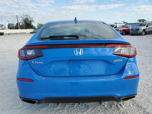 19XFL1H89RE023637 - 2024 HONDA CIVIC SPORT TOURING BLUE photo 6