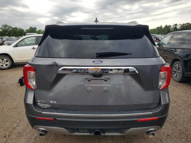 1FMSK7FH8MGC17636 - 2021 FORD EXPLORER LIMITED GRAY photo 6