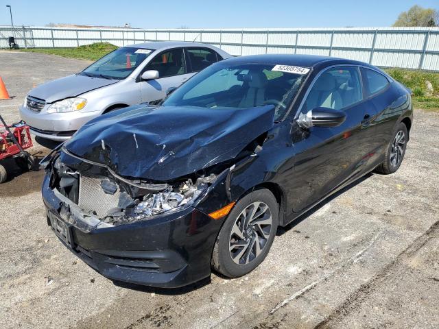 2HGFC4B57GH316567 - 2016 HONDA CIVIC LX BLACK photo 1