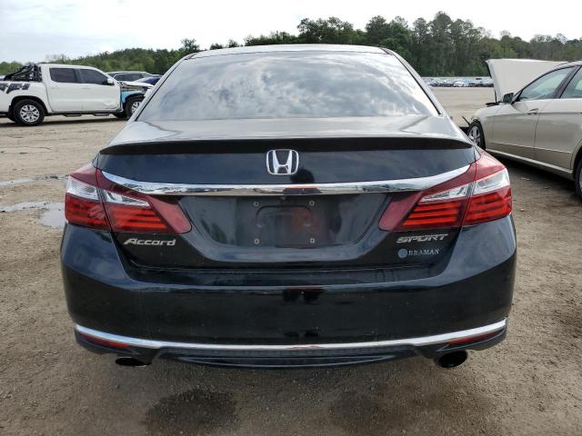 1HGCR2F55HA022763 - 2017 HONDA ACCORD SPORT BLACK photo 6