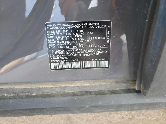 1V2WNPE88PC016408 - 2023 VOLKSWAGEN ID.4 PRO S 灰色 照片 14