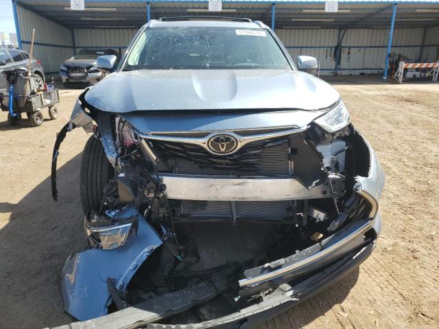 5TDKDRBHXPS035768 - 2023 TOYOTA HIGHLANDER L BLUE photo 5