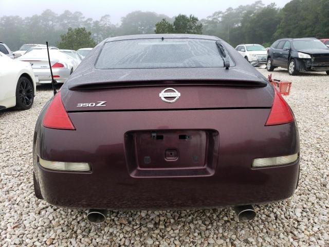 JN1AZ34D83T109675 - 2003 NISSAN 350Z COUPE MAROON photo 6