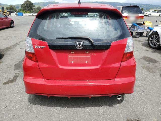 JHMGE88449S039325 - 2009 HONDA FIT SPORT RED photo 6