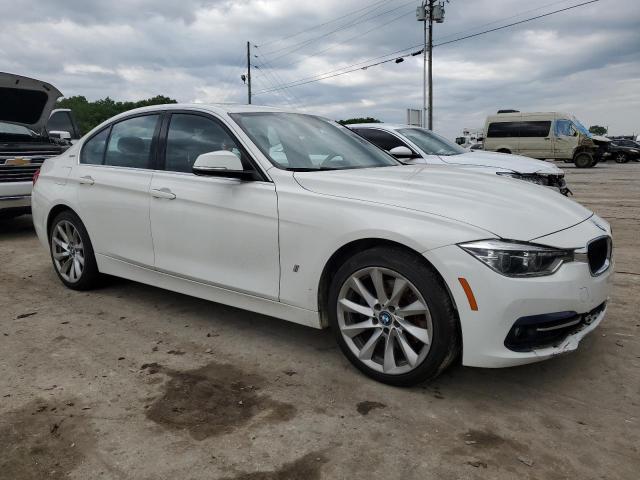 WBA8E1C55HK895290 - 2017 BMW 330E WHITE photo 4