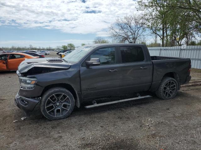 1C6SRFLT2KN584664 - 2019 RAM 1500 REBEL GRAY photo 1