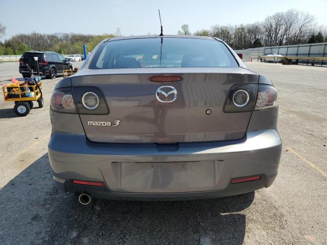 JM1BK32F271739350 - 2007 MAZDA 3 I CHARCOAL photo 6