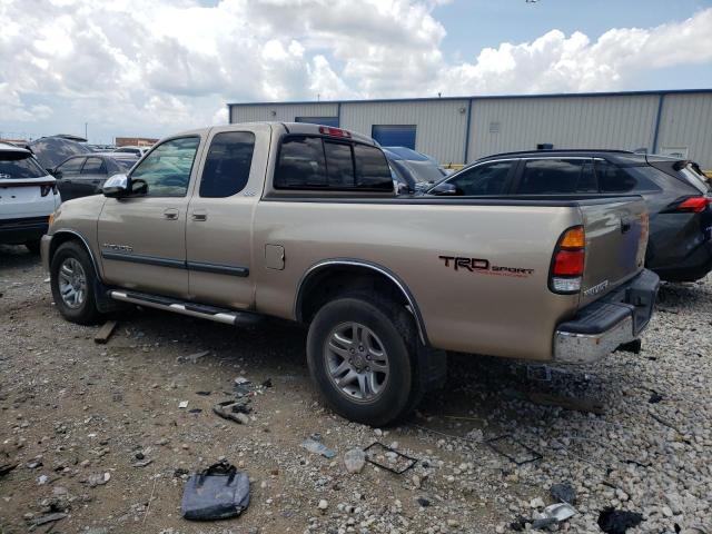 5TBRT34173S370505 - 2003 TOYOTA TUNDRA ACCESS CAB SR5 GOLD photo 2