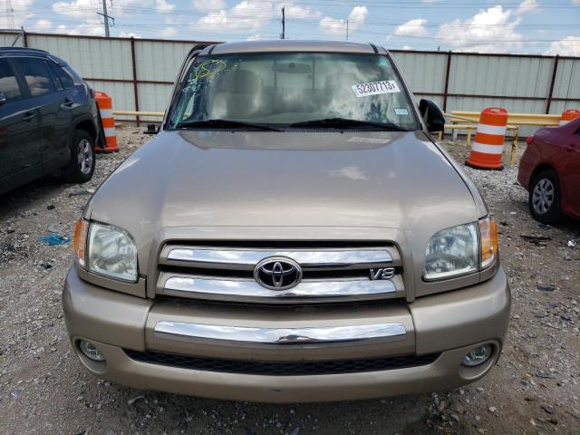 5TBRT34173S370505 - 2003 TOYOTA TUNDRA ACCESS CAB SR5 GOLD photo 5