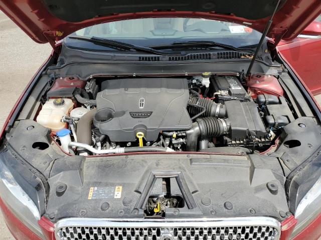 3LN6L5EC4KR609088 - 2019 LINCOLN MKZ RESERVE II RED photo 11