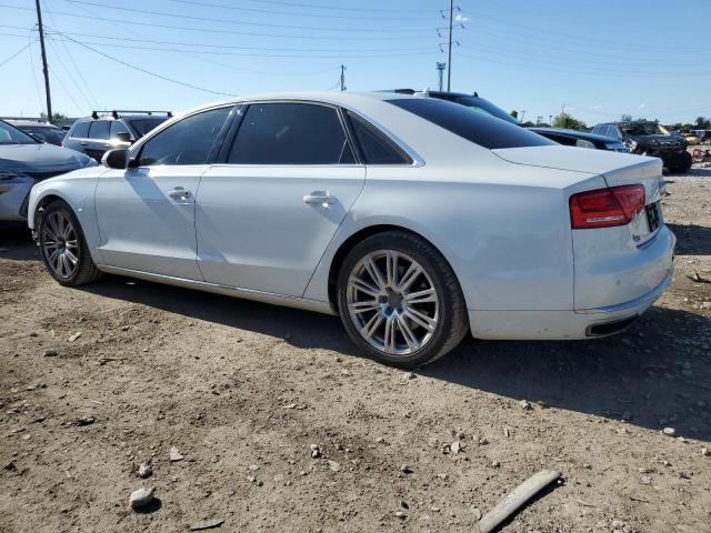 WAUR2AFD3DN018628 - 2013 AUDI A8 L QUATTRO WHITE photo 2