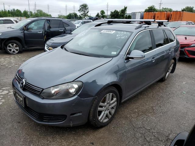 3VWPL7AJ0EM604638 - 2014 VOLKSWAGEN JETTA TDI GRAY photo 1