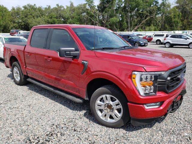 1FTEW1CP6NFA05498 - 2022 FORD F150 SUPERCREW RED photo 4