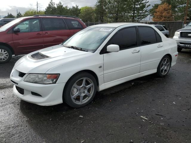 JA3AH86D55U012651 - 2005 MITSUBISHI LANCER EVOLUTION WHITE photo 1